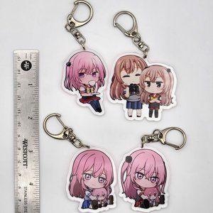 Lot of 4 My Dress-Up Darling Anime Keychains Japanese